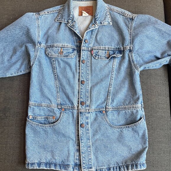 Vintage Levi's Denim Chore Coat - Picture 5 of 7